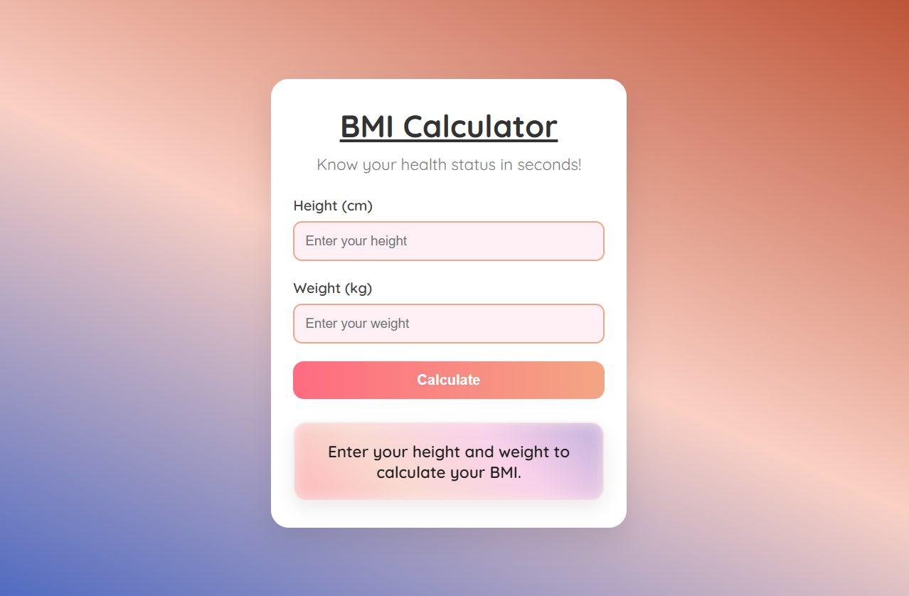 BMI Calculator