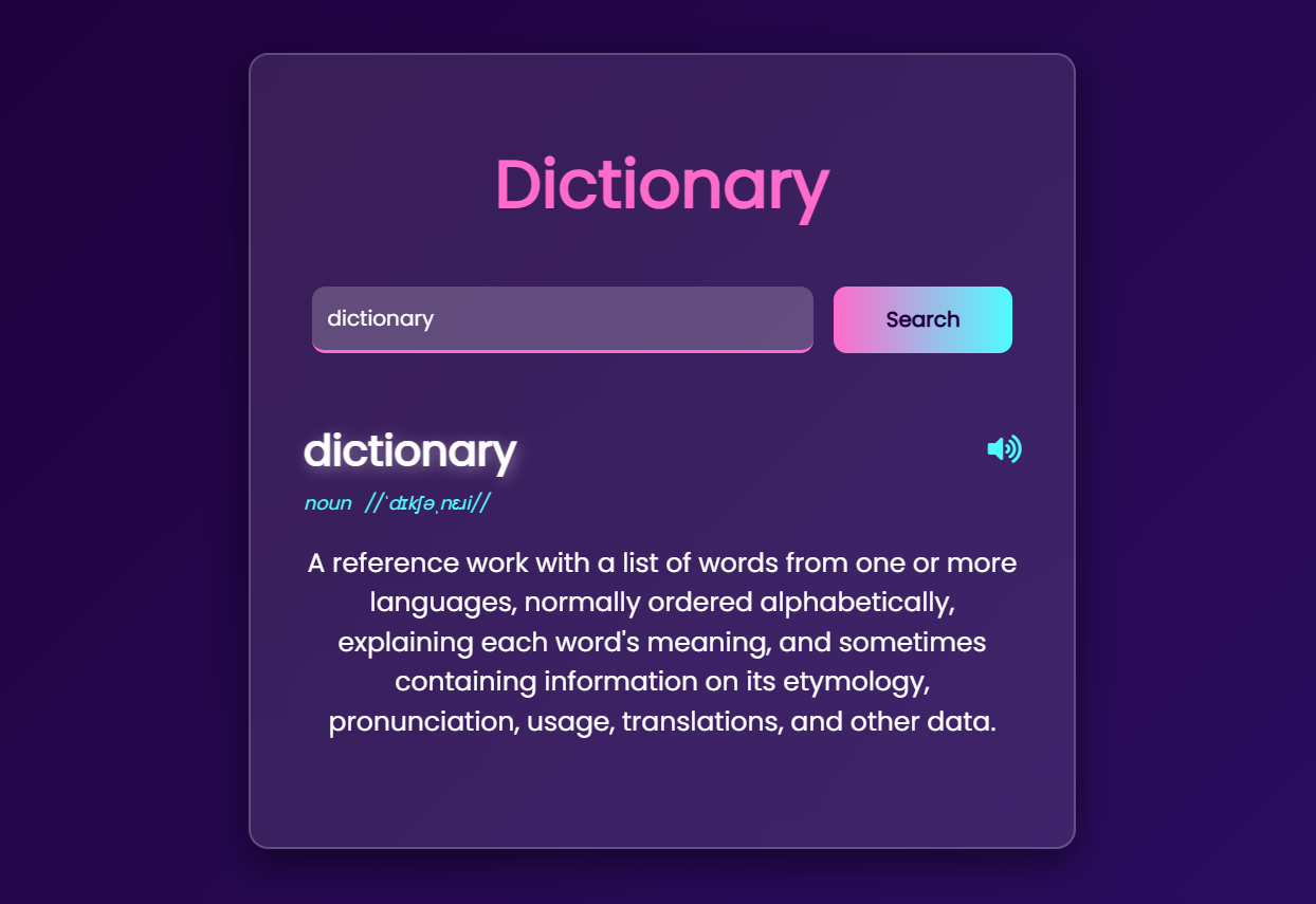 Dictionary